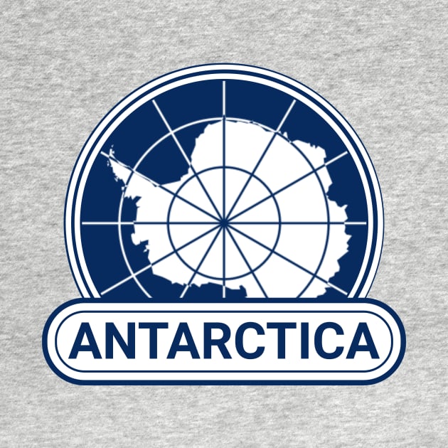 Antarctica Country Badge - Antarctica Flag by Yesteeyear